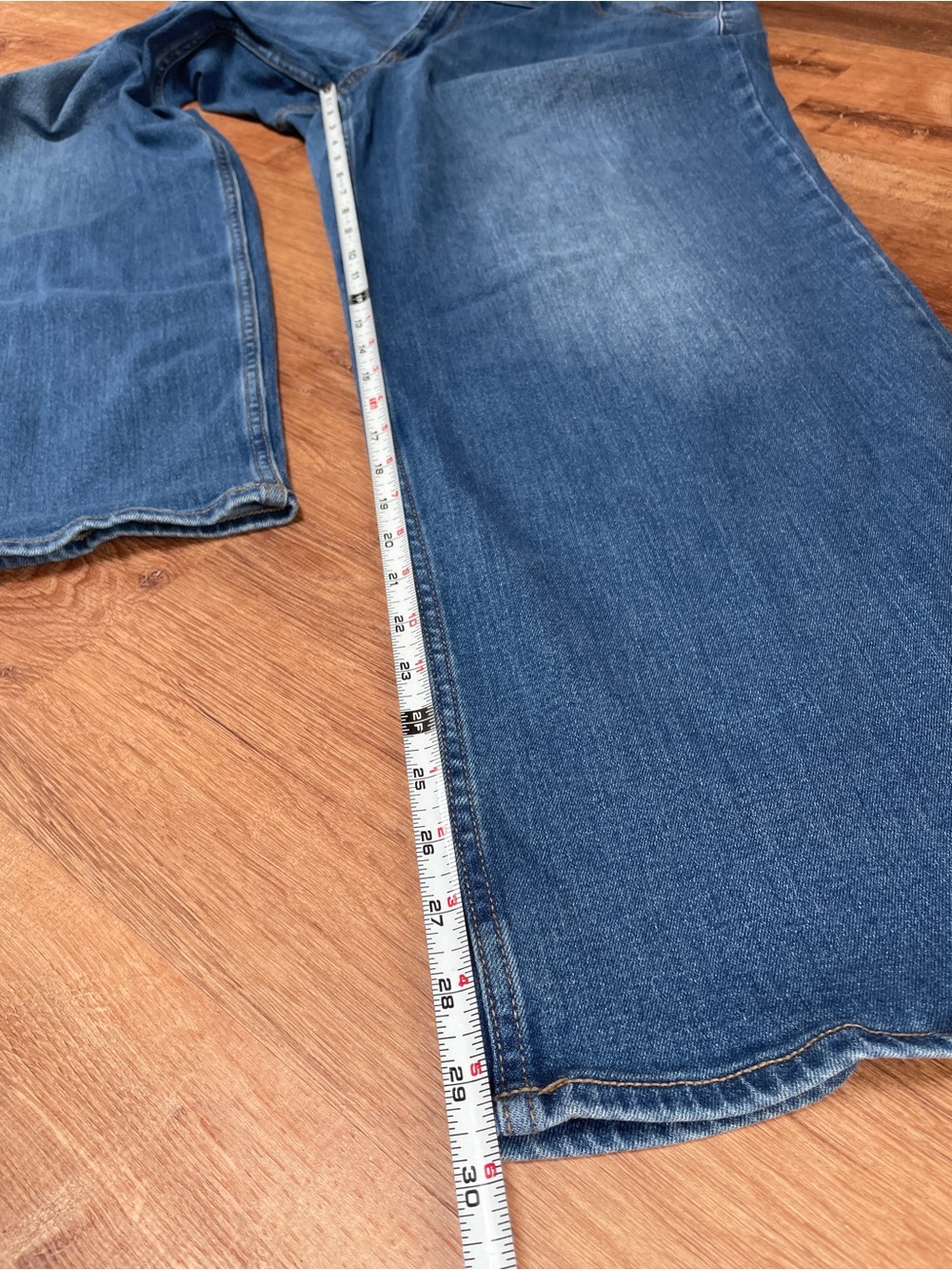 Old Navy Womens High Rise Wide Leg Jeans Blue Size 20 Wow Stretchy - Picture 6 of 7